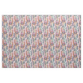 Tissu Lamas sur le motif de rayures (Fat Quarter)