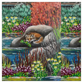 Tissu L'Amour du Renard 2 (Échantillon)