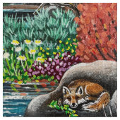 Tissu L'Amour du Renard 2 (Fermer)