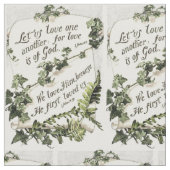 Tissu L'amour est de Dieu (Fermer)