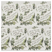 Tissu L'amour est de Dieu (Échantillon)