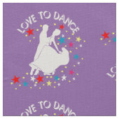 Tissu L'amour pour la danse (Détail)