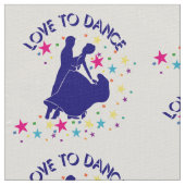 Tissu L'amour pour la danse (Détail)