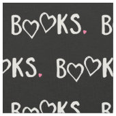 Tissu L'amour réserve les coeurs roses (Fermer)