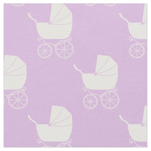 Tissu Landième Poussette Bébé Violet (Fermer)