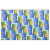 Tissu Lapin dans le panier (Fat Quarter)
