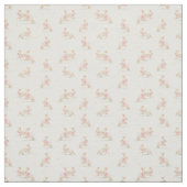 Tissu lapin de Pâques coquette rose (Échantillon)