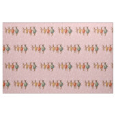 Tissu Lapin de Pâques Œufs Dansants (Fat Quarter)