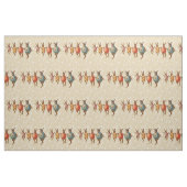 Tissu Lapin de Pâques Œufs Dansants (Fat Quarter)