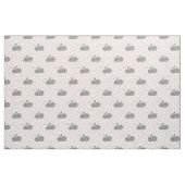 Tissu Lapin Gris Mignon avec Impression de Cœurs Roses (Fat Quarter)