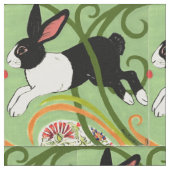 Tissu Lapin hollandais sur l'art de la structure à carre (Fermer)