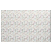 Tissu Lapin Kawaii Heureux (Fat Quarter)