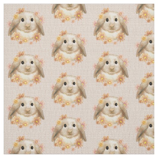 Tissu Lapin King Bunny (Échantillon)