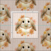 Tissu Lapin King Bunny (Carreau)