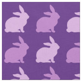 Tissu Lapin lapin de lapin de lavande mauve (Fermer)