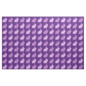 Tissu Lapin lapin de lapin de lavande mauve (Fat Quarter)