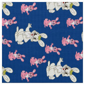 Tissu Lapin mignon lapin (Fermer)