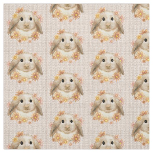 Tissu Lapin roi Bunny (Échantillon)