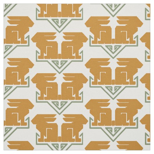 Tissu Lapins Art déco (Échantillon)