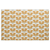 Tissu Lapins Art déco (Fat Quarter)