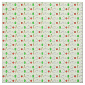 Tissu Lapins dans le jardin végétal (Échantillon)