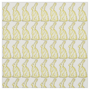 Tissu Lapins lapins de lapin au chocolat blanc Printemps