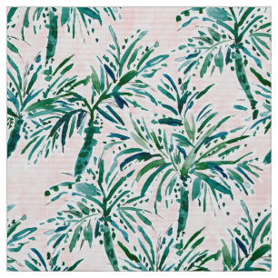 Tissu L'aquarelle de VACAY VOCAB rougissent des paumes