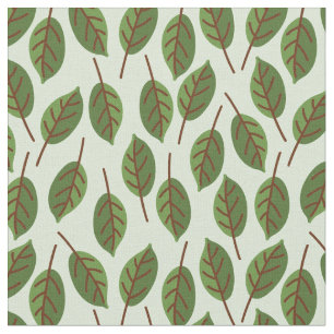 Tissu L'arbre vert part du motif de région boisée de