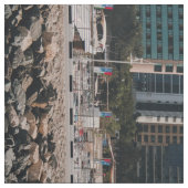 Tissu L'architecture de Dubai Marina (Échantillon)