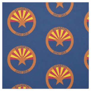 Tissu L'Arizona le drapeau personnalisé par état de