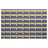 Tissu L'art blanc de dinde, (Fat Quarter)