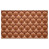 Tissu L'art déco Shell modèlent, cuivrent et se (Fat Quarter)