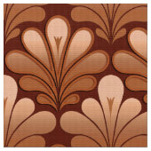 Tissu L'art déco Shell modèlent, cuivrent et se (Fermer)