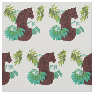 Tissu L'art du tigre sauvage