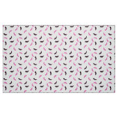 Tissu Lashes avec motif de parties scintillant rose (Fat Quarter)