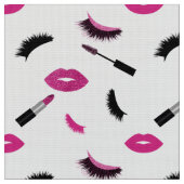 Tissu Lashes, mascara et rouge à lèvres avec parties sci (Fermer)