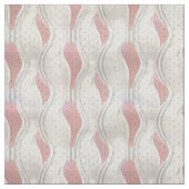 Tissu L'aspect Gras métallique 3D Crème Rouge texture (Échantillon)