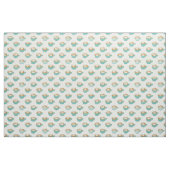 Tissu Latte Art dans de mignons cafés bleus (Fat Quarter)