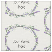 Tissu Lavande et Eucalyptus (Détail)