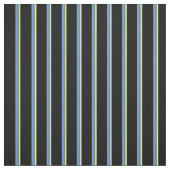 Tissu Lavande, Vert, Corne Bleu & Noir (Échantillon)