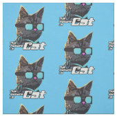 Tissu L'avenir est le chat (Échantillon)