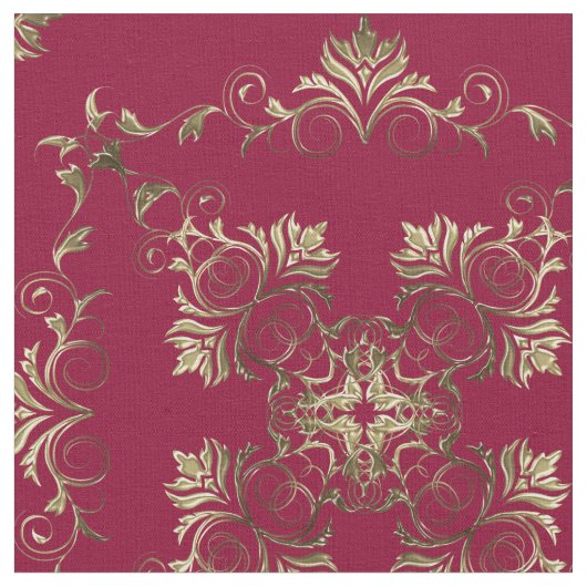 Tissu Le baroque d'or de Bourgogne (Fermer)