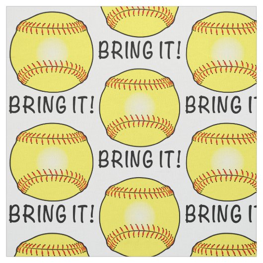 Tissu Le base-ball : Apportez-le (Échantillon)