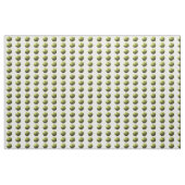 Tissu Le base-ball jaune Polkadot (Fat Quarter)