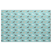 Tissu le bleu clair du taureau terrier (Fat Quarter)