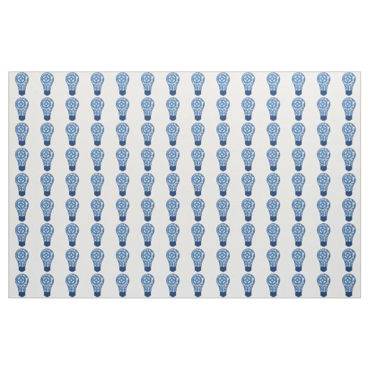 Tissu Le bleu embraye l'ampoule (Yard)