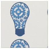 Tissu Le bleu embraye l'ampoule (Fermer)