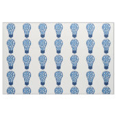 Tissu Le bleu embraye l'ampoule (Fat Quarter)
