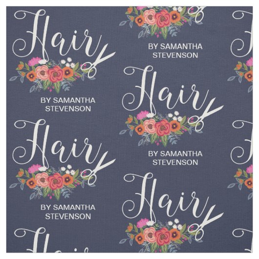 Tissu Le Boho Flowers Les Cheveux (Échantillon)