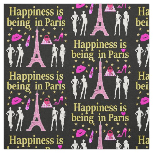 TISSU LE BONHEUR À PARIS (Échantillon)